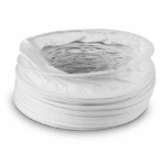 KANAŁ ELASTYCZNY OKRĄGŁY FI150mm O DŁUGOŚCI 600cm 6m PCV BIAŁY VENTS WP666 - obrazek 5