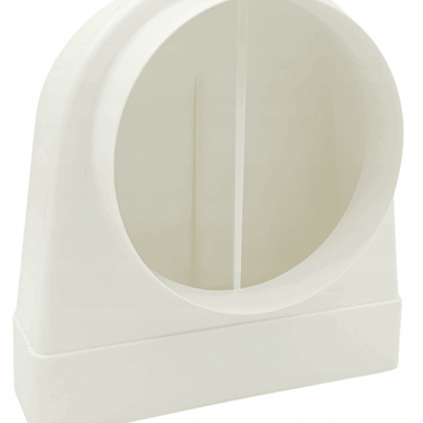 KOLANO ŁĄCZĄCE KANAŁ PŁASKI 204x60mm Z KANAŁEM OKRĄGŁYM FI125mm VENTS 540