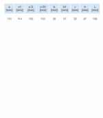 KOLANO ŁĄCZĄCE KANAŁ PŁASKI 110x55mm Z KANAŁEM OKRĄGŁYM FI100mm VENTS 030 - obrazek 5