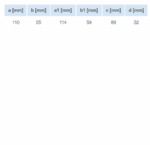 KOLANO WENTYLACYJNE PIONOWE 90 ST. DO KANAŁU 110x55mm VENTS 060 - obrazek 5