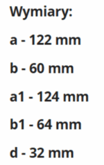 KOLANO WENTYLACYJNE PIONOWE 90 ST. DO KANAŁU 120x60mm VENTS 460 - obrazek 4