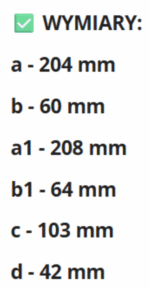 KOLANO WENTYLACYJNE PIONOWE 90 ST. DO KANAŁU 204x60mm VENTS 560 - obrazek 3