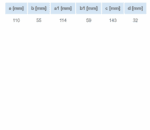 KOLANO WENTYLACYJNE POZIOME 90 ST. DO KANAŁU 110x55mm VENTS 050 - obrazek 5