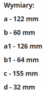 KOLANO WENTYLACYJNE POZIOME 90 ST. DO KANAŁU 120x60mm VENTS 450 - obrazek 5