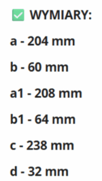 KOLANO WENTYLACYJNE POZIOME 90 ST. DO KANAŁU 204x60mm VENTS 550 - obrazek 5