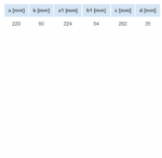 KOLANO WENTYLACYJNE POZIOME 90 ST. DO KANAŁU 220x90mm VENTS 950 - obrazek 5