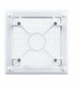 KRATKA WENTYLACYJNA Z PANELEM ALUMINIUM SZCZOTKOWANE 180x180mm Z SIATKĄ PRZECIW OWADOM - obrazek 5