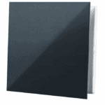 KRATKA WENTYLACYJNA Z SIATKĄ PRZECIW OWADOM 16x16cm CZARNA DEKORACYJNA