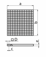 KRATKA WENTYLACYJNA SUFITOWA KASETON 600x600mm 60x60cm BIAŁA - obrazek 2
