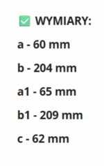 ŁĄCZNIK KANAŁÓW PŁASKICH 204x60mm ZŁĄCZKA PCV VENTS 520 - obrazek 5