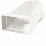 ŁĄCZNIK PRZEKROJÓW ZMIENNYCH KANAŁU PŁASKIEGO 110x55mm DO FI100mm VENTS 070