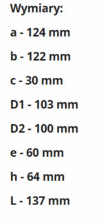 ŁĄCZNIK PRZEKROJÓW ZMIENNYCH KANAŁU PŁASKIEGO 120x60mm NA KANAŁ FI100mm WSPÓŁOSIOWO VENTS - obrazek 5
