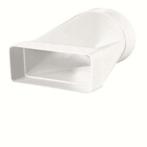 ŁĄCZNIK PRZEKROJÓW REDUKCJA KANAŁU PŁASKIEGO 204x60mm DO FI125mm VENTS 570