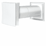 NAWIEWNIK OKIENNY REGULOWANY Z KRATKĄ KWADRATOWĄ BIAŁY TELESKOPOWY PS101