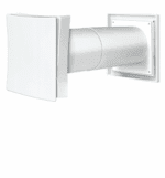 NAWIEWNIK OKIENNY REGULOWANY Z KRATKĄ KWADRATOWĄ BIAŁY TELESKOPOWY PS101