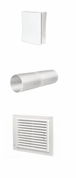 NAWIEWNIK OKIENNY REGULOWANY Z KRATKĄ KWADRATOWĄ BIAŁY TELESKOPOWY PS101 - obrazek 7