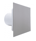 WENTYLATOR ŁAZIENKOWY DOMOWY FI100mm PANEL PLATYNA CICHY 26dB STANDARD ŁOŻYSKA KULKOWE