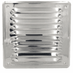 KRATKA WENTYLACYJNA KOMINOWA 14x14 cm STAL NIERDZEWNA Z SIATKĄ PRZECIW OWADOM