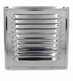 KRATKA WENTYLACYJNA KOMINOWA Z ŁAPKAMI 14x14 cm STAL NIERDZEWNA Z SIATKĄ