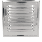 KRATKA WENTYLACYJNA KOMINOWA Z RAMKĄ 14x14 cm STAL NIERDZEWNA Z SIATKĄ