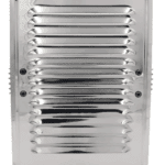 KRATKA WENTYLACYJNA KOMINOWA Z ŁAPKAMI 14x21 cm STAL NIERDZEWNA Z SIATKĄ