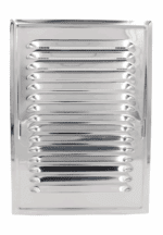 KRATKA WENTYLACYJNA KOMINOWA Z RAMKĄ 14x21 cm STAL NIERDZEWNA Z SIATKĄ