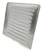 KRATKA WENTYLACYJNA KOMINOWA 14x14 cm STAL NIERDZEWNA Z SIATKĄ PRZECIW OWADOM - obrazek 2