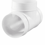 TRÓJNIK OKRĄGŁY DO KANAŁÓW WENTYLACYJNYCH OKRĄGŁYCH FI150mm PCV VENTS 692