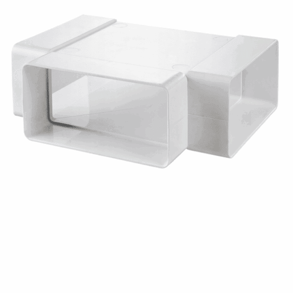 TRÓJNIK POZIOMY PŁASKI DO KANAŁU PŁASKIEGO 120x60mm PCV VENTS 482