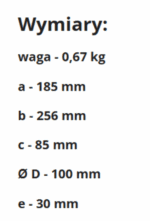 WENTYLATOR ŁAZIENKOWY FI100mm STANDARD WYDAJNY 98m3/h - obrazek 5