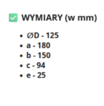 WENTYLATOR ŁAZIENKOWY DOMOWY FI125mm Z CZUJNIKIEM RUCHU I TIMEREM WYDAJNY 185m3/h - obrazek 5
