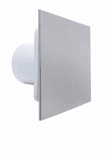 WENTYLATOR ŁAZIENKOWY FI100mm Z CZUJNIKIEM WILGOTNOŚCI I WYŁĄCZNIKIEM CZASOWYM PANEL ALUMINIUM CICHY 26dB + GRATIS ZAWÓR ZWROTNY - obrazek 2