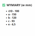 WENTYLATOR ŁAZIENKOWY DOMOWY FI100mm STANDARD 95m3/h CIENKI PANEL PRZEDNI - obrazek 6