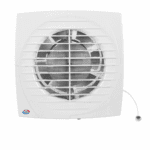 WENTYLATOR ŁAZIENKOWY DOMOWY FI100mm Z WYŁĄCZNIKIEM SZNURKOWYM 95m3/h