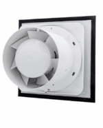WENTYLATOR ŁAZIENKOWY FI125mm Z WYŁĄCZNIKIEM CZASOWYM PANEL CZARNE SZKŁO + GRATIS ZAWÓR ZWROTNY - obrazek 4