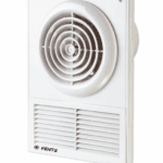 WENTYLATOR ŁAZIENKOWY OSIOWY FI100mm Z KRATKĄ GRAWITACYJNĄ WYDAJNY 98m3/h