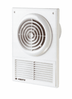 WENTYLATOR ŁAZIENKOWY OSIOWY FI125mm Z KRATKĄ GRAWITACYJNĄ WYDAJNY 185m3/h