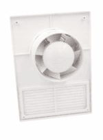WENTYLATOR ŁAZIENKOWY OSIOWY FI125mm Z KRATKĄ GRAWITACYJNĄ WYDAJNY 185m3/h - obrazek 4