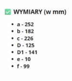 WENTYLATOR ŁAZIENKOWY OSIOWY FI125mm Z KRATKĄ GRAWITACYJNĄ WYDAJNY 185m3/h - obrazek 6