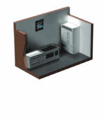 WENTYLATOR OSIOWY ŚCIENNY PRZEMYSŁOWY WYDAJNY 200m3/h MOC 36W - obrazek 5