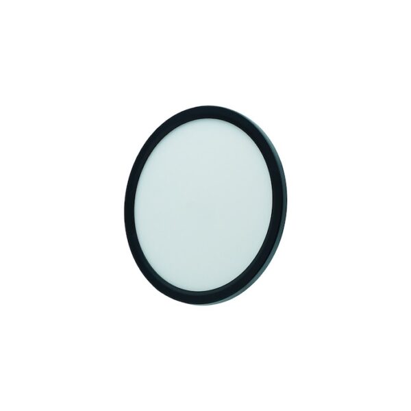 LAMPA PLAFON 29CM LED CZARNA DENVER 24W ZMIENNA BARWA 3000/4000/6000 K 2570lm