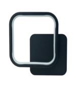 LAMPA KINKIET ŚCIENNY LED 14W 4000K ZINTEGROWANE ŹRÓDŁO CZARNA CLOVER 1200lm