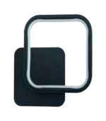 LAMPA KINKIET ŚCIENNY LED 14W 4000K ZINTEGROWANE ŹRÓDŁO CZARNA CLOVER 1200lm - obrazek 2