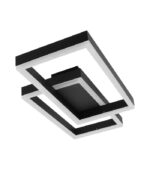 LAMPA PLAFON CZARNA ARTESIA 48W ZMIENNA BARWA 3000/4000/6000K Z PILOTEM - obrazek 3