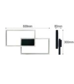 LAMPA PLAFON CZARNA ARTESIA 48W ZMIENNA BARWA 3000/4000/6000K Z PILOTEM - obrazek 9