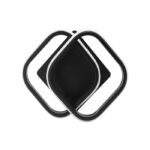 PLAFON LED LAMPA SUFITOWA 24W 4000K OKRĄGŁA NATYNKOWA CZARNA CASPER 2350lm