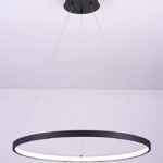 LAMPA WISZĄCA CZARNA 36W 4000K NOWOCZESNA ZINTEGROWANE ŹRÓDŁO LED 3500 lm