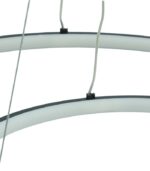 LAMPA WISZĄCA CZARNA 54W ZMIENNA BARWA 3000/4000/6000K ZINTEGROWANE ŹRÓDŁO LED 5200lm - obrazek 4