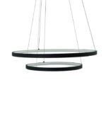 LAMPA WISZĄCA CZARNA 54W ZMIENNA BARWA 3000/4000/6000K ZINTEGROWANE ŹRÓDŁO LED 5200lm - obrazek 6