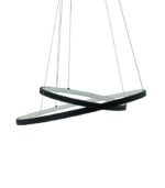 LAMPA WISZĄCA CZARNA 54W ZMIENNA BARWA 3000/4000/6000K ZINTEGROWANE ŹRÓDŁO LED 5200lm - obrazek 7